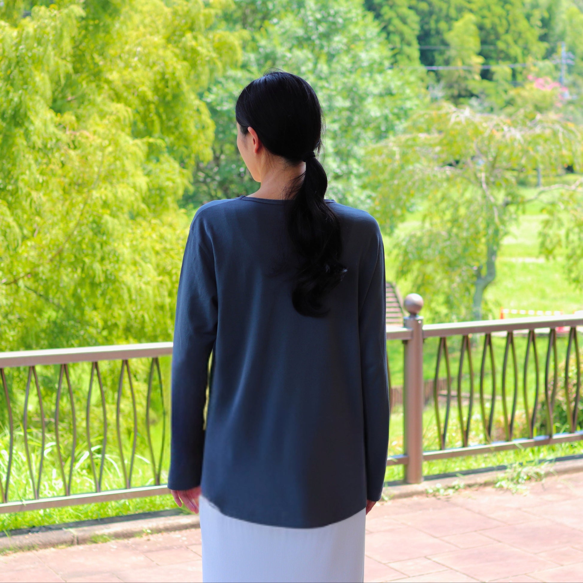 藍鼠 model：H166  着用サイズ：1