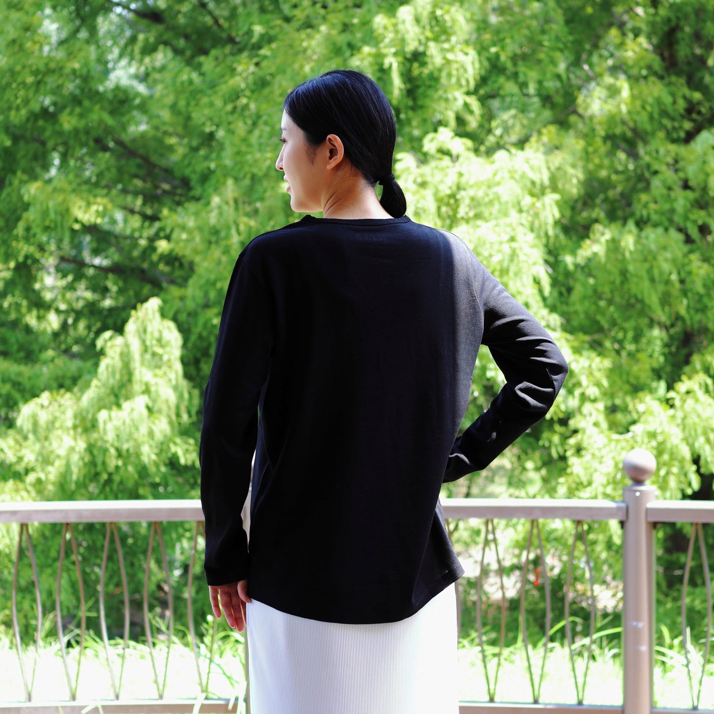 漆黒 model：H166  着用サイズ：1