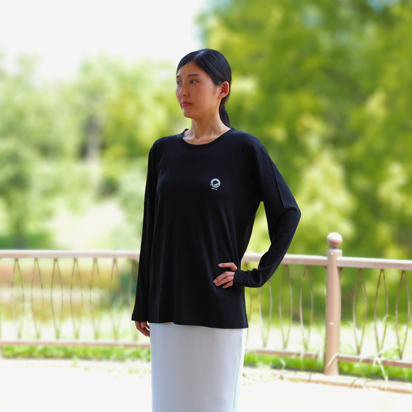 漆黒 model：H166  着用サイズ：2