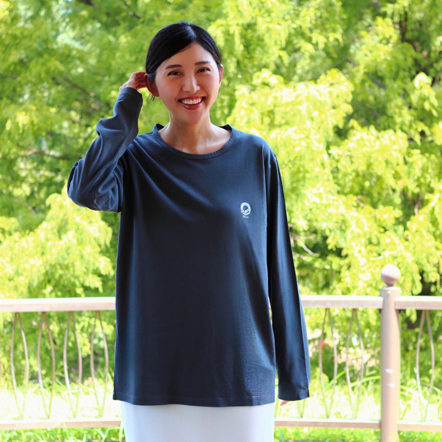 model：H166 色：藍鼠 着用サイズ：2